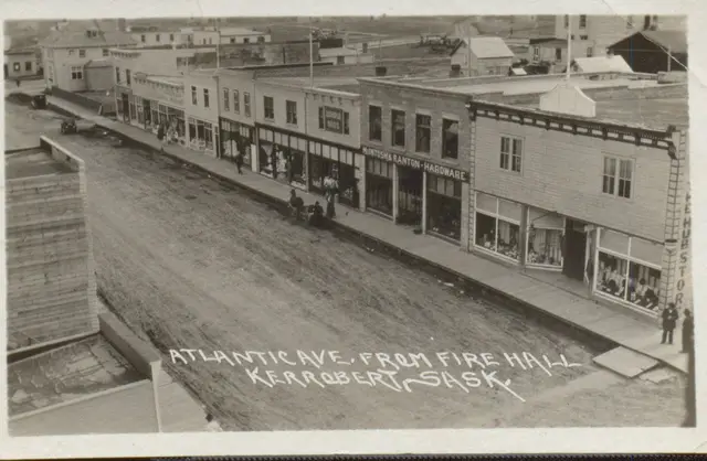 Atlantic Avenue from the Fire Hall, Kerrobert
