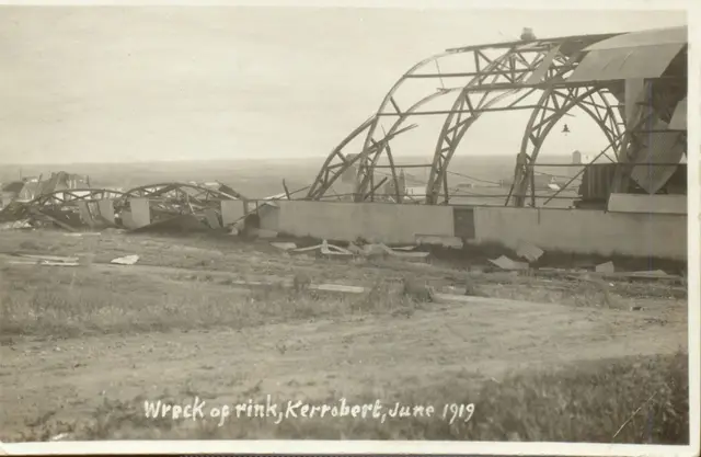 Wreck of the rink, Kerrobert